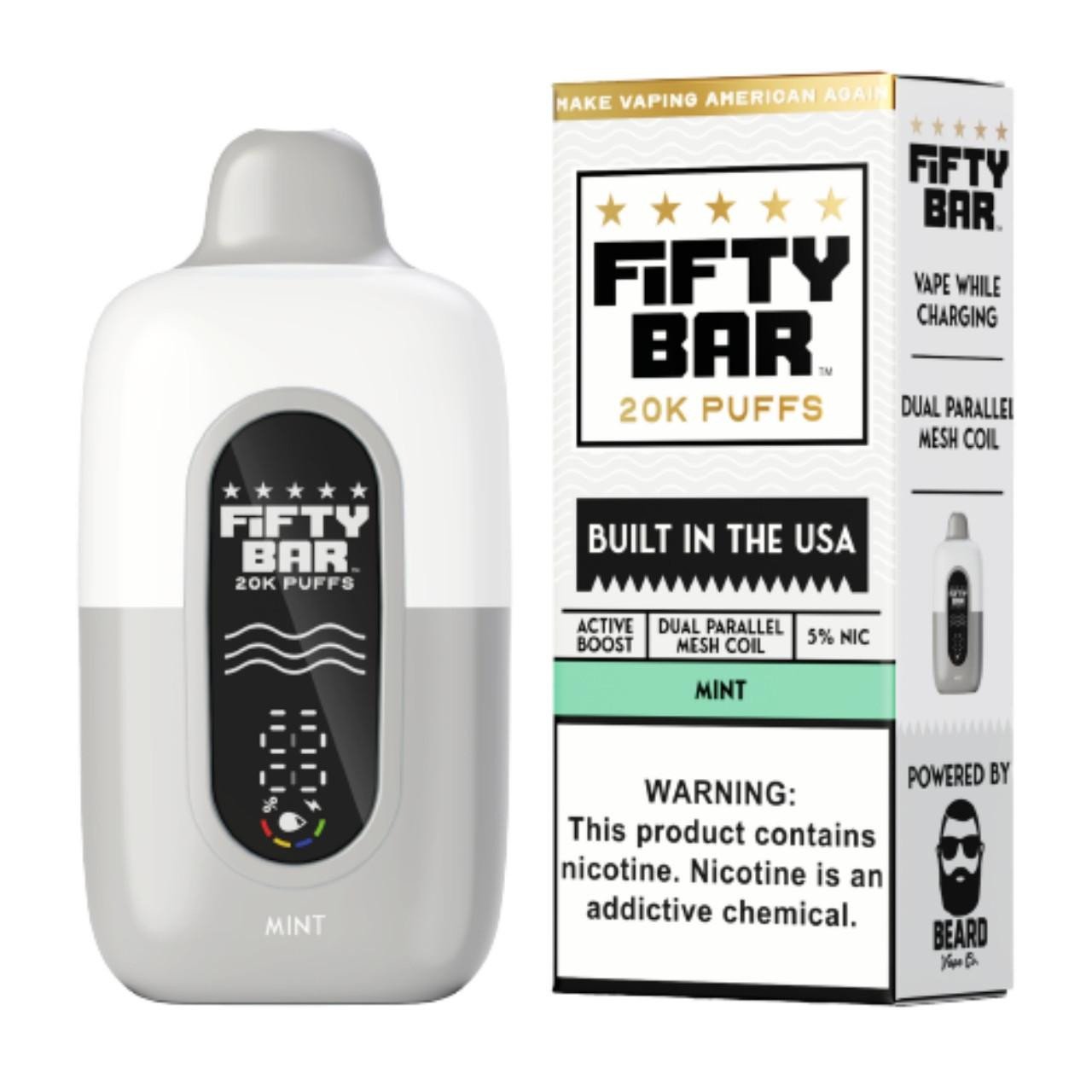 Mint Fifty Bar V2 20K Puffs Disposable Vape