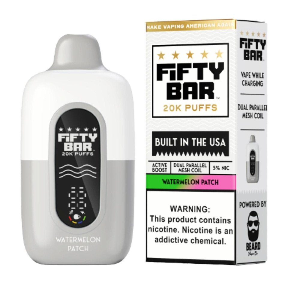 Watermelon Patch Fifty Bar V2 20K Puffs Disposable Vape