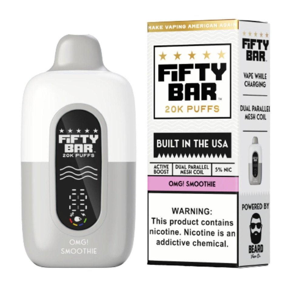 OMG Smoothie Fifty Bar V2 20K Puffs Disposable Vape