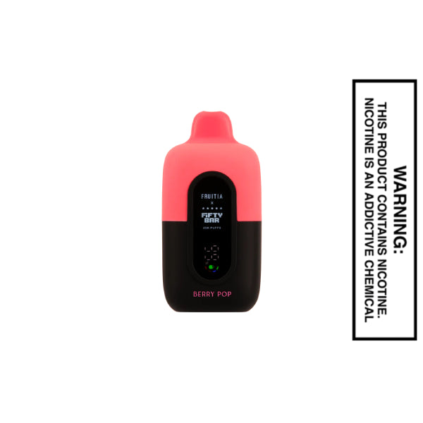 Berry Pop Fruitia X Fifty Bar V2 20K Puffs Disposable Vape - 18mL