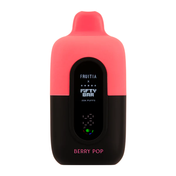 Berry Pop Fruitia X Fifty Bar V2 20K Puffs Disposable Vape - 18mL