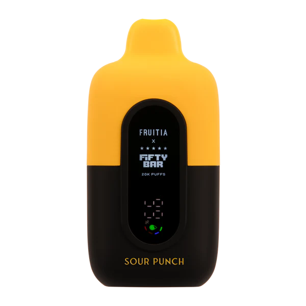 Sour Punch Fruitia X Fifty Bar V2 20K Puffs Disposable Vape - 18mL