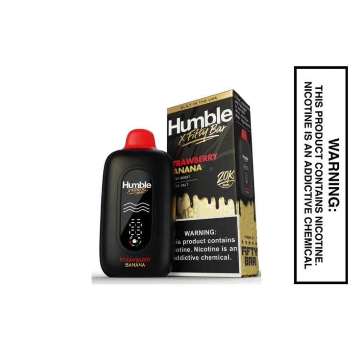 Strawberry Banana Humble X Fifty Bar 20000 Puffs Disposable