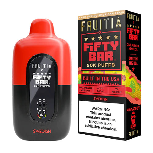 Swedish Fish Fruitia X Fifty Bar V2 20K Puffs Disposable Vape - 18mL