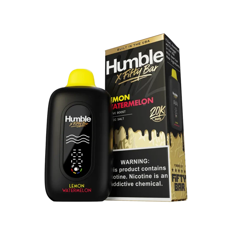 Lemon Watermelon Humble X Fifty Bar 20000 Puffs Disposable