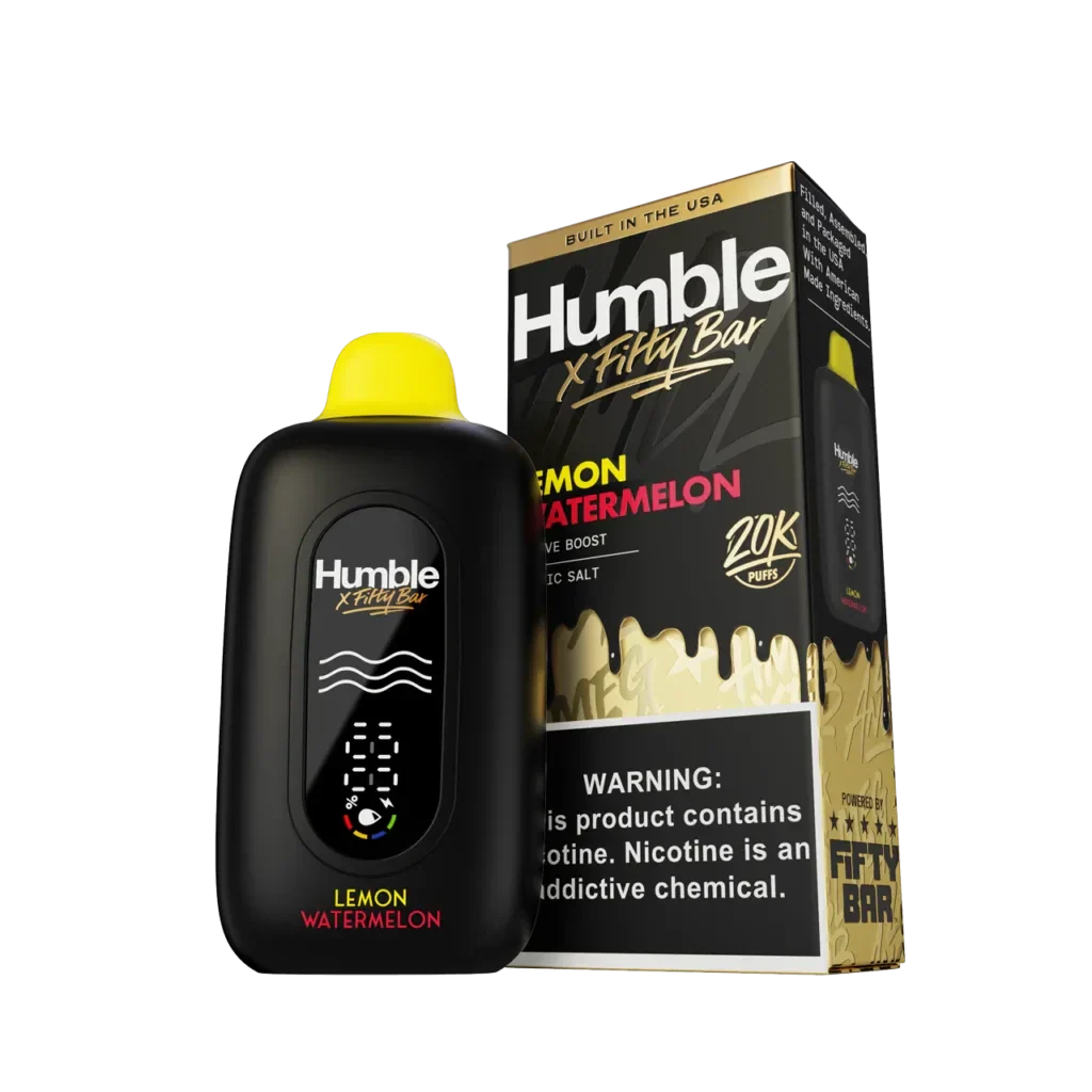 Lemon Watermelon Humble X Fifty Bar 20000 Puffs Disposable
