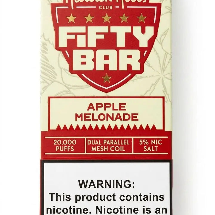 Apple Melonade Hidden Hills X Fifty Bar 20k Puffs Vape