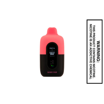 Berry Pop Fruitia X Fifty Bar V2 20K Puffs Disposable Vape - 18mL