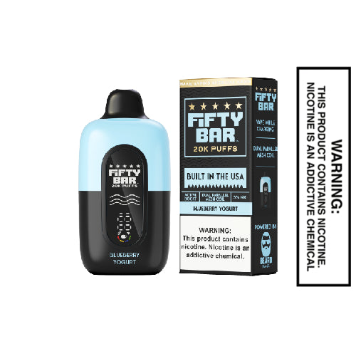 Blueberry Yoghurt Fifty Bar V2 20K Puffs Disposable Vape
