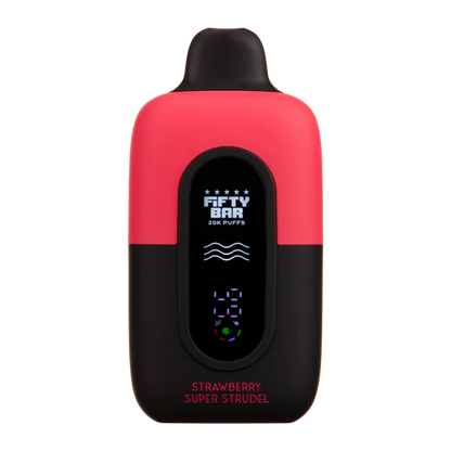 Strawberry Super Strudel Fifty Bar V2 20K Puffs Disposable Vape