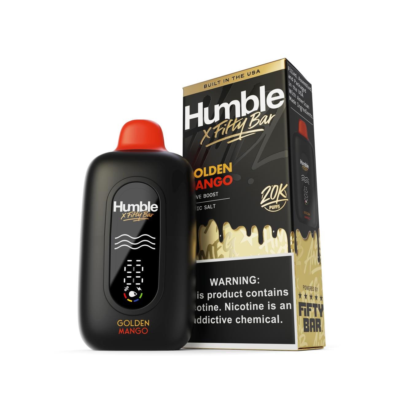 Golden Mango Humble X Fifty Bar 20000 Puffs Disposable