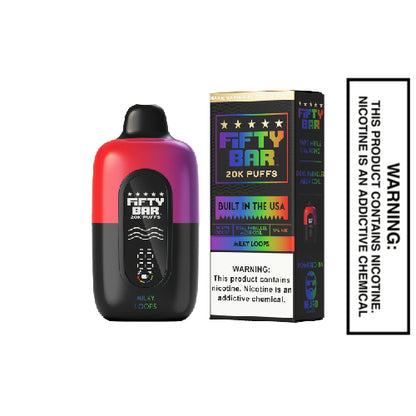 Milky Loops Fifty Bar V2 20K Puffs Disposable Vape
