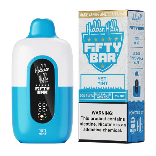 Yeti Mint Hidden Hills X Fifty Bar Disposable Vape