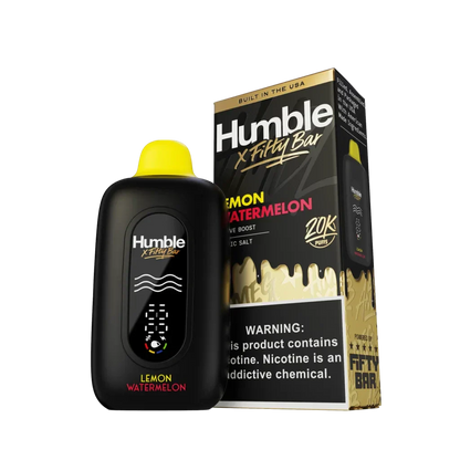 Lemon Watermelon Humble X Fifty Bar 20000 Puffs Disposable