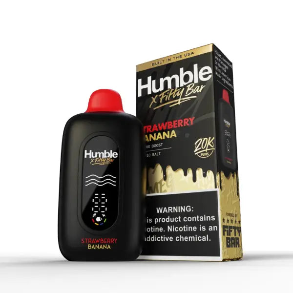 Strawberry Banana Humble X Fifty Bar 20000 Puffs Disposable