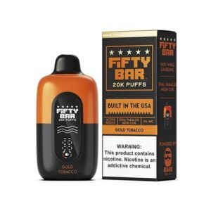 Gold Tobacco Fifty Bar 20K Puffs Disposable Vape