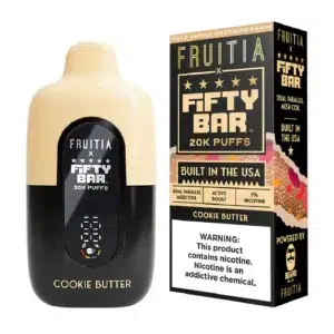 Cookie Butter Fruitia X Fifty Bar 20K Puffs Disposable Vape