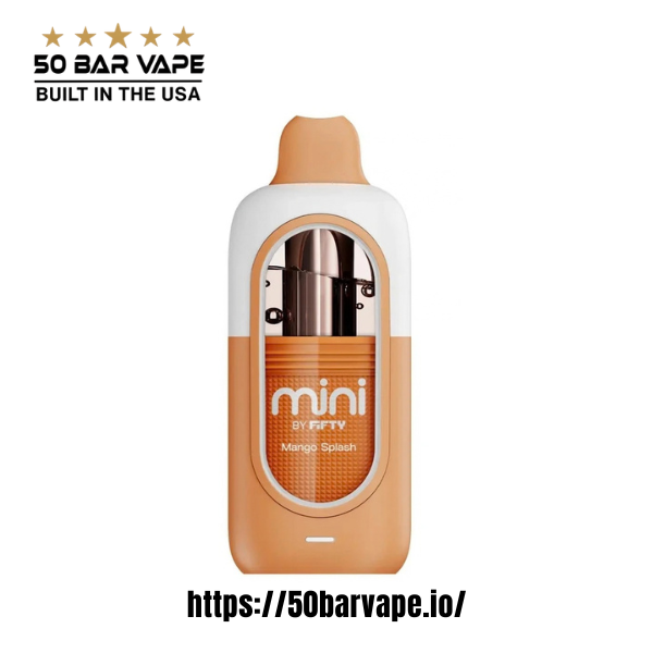 Mango Splash Fifty Bar Mini 6500 Puff Disposable Vape - Image 2