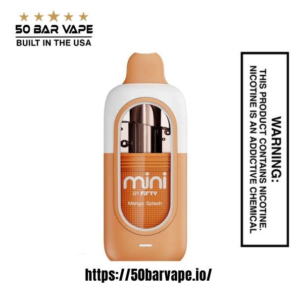 Mango Splash Fifty Bar Mini 6500 Puff Disposable Vape
