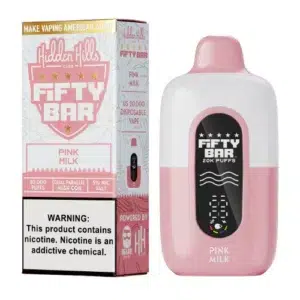 Pink Milk Hidden Hills X Fifty Bar 20K Puffs Disposable Vape