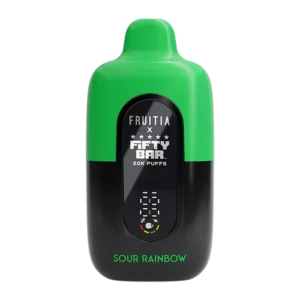 Sour Rainbow Fruitia X Fifty Bar 20K Puffs Disposable Vape