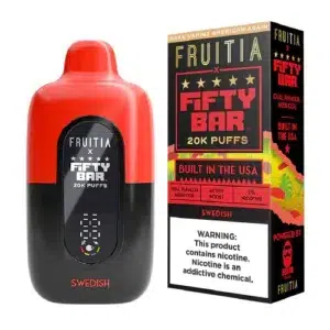 Swedish Fruitia X Fifty Bar 20K Puffs Disposable Vape