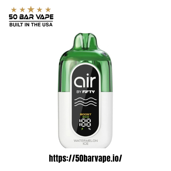 Watermelon Ice Fifty Bar Air 70K Puff Disposable Vape - Image 2